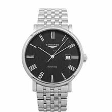 Thumbnail von Longines Elegant L49114716 - The Longines Elegant Collection Automatic Grey Dial Stainless Steel Men's Watc </h1>