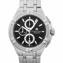 Thumbnail von Maurice Lacroix AIKON AI1018-SS002-330-1 - Aikon Quartz Black Sun Brushed Dial Steel Men's Watch </h1>