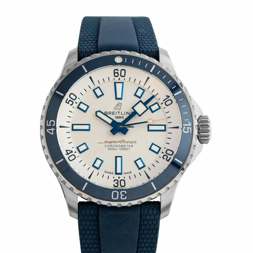  Breitling Superocean A17375E71G1S1 - Superocean Automatic Silver Dial Stainless Steel Men's Watch </h1> 