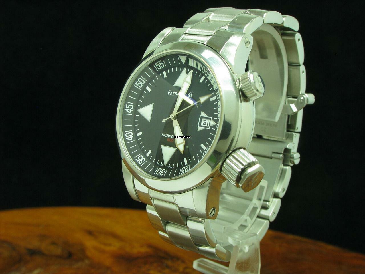 Thumbnail von Eberhard & Co. Scafo Scafodat 500 Edelstahl Automatic Herrenuhr / 41025 / Taucheruhr </h1>