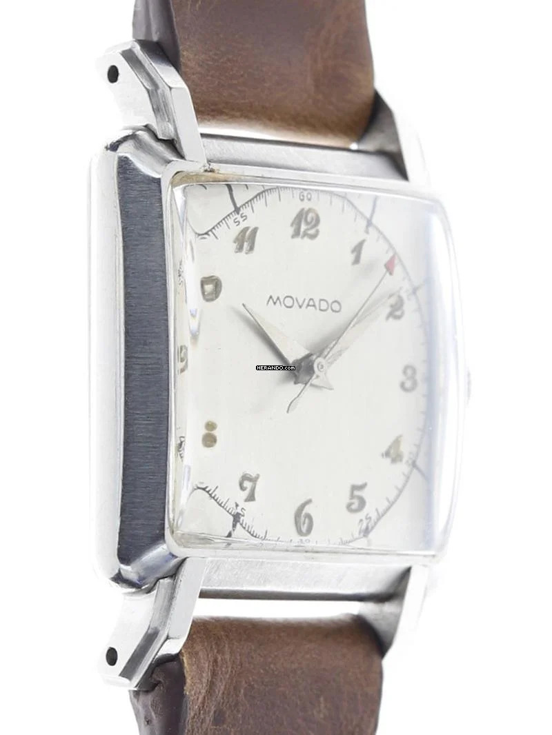 Thumbnail von Movado medium size Gents Wristwatch </h1>