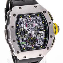 Thumbnail von Richard Mille RM 011 11-03 Ti Titanium Yellow Green NEW Unworn Full Set 2020