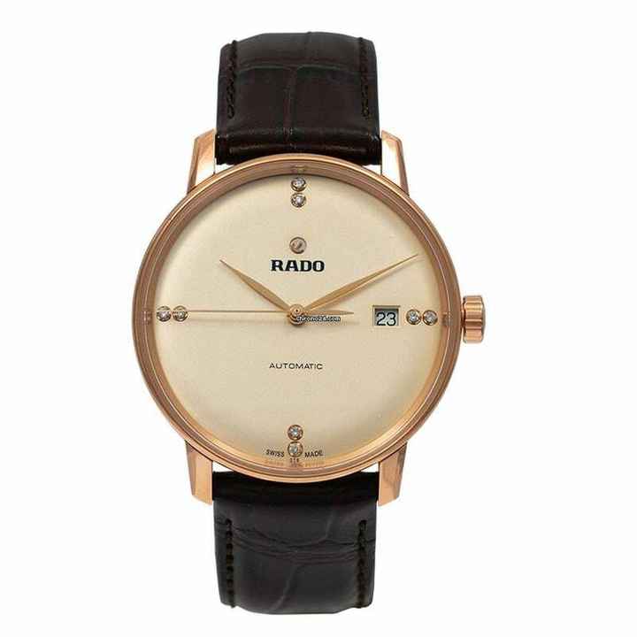  Rado Coupole R22861765 - Coupole Classic Automatic Diamonds Champagne Dial Men's Watch </h1> 