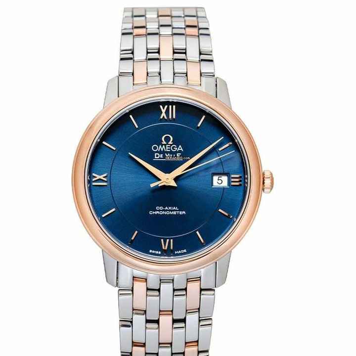  Omega De Ville Prestige 424.20.37.20.03.002 - De Ville Automatic Blue Dial Stainless Steel Ladies Watch </h1> 