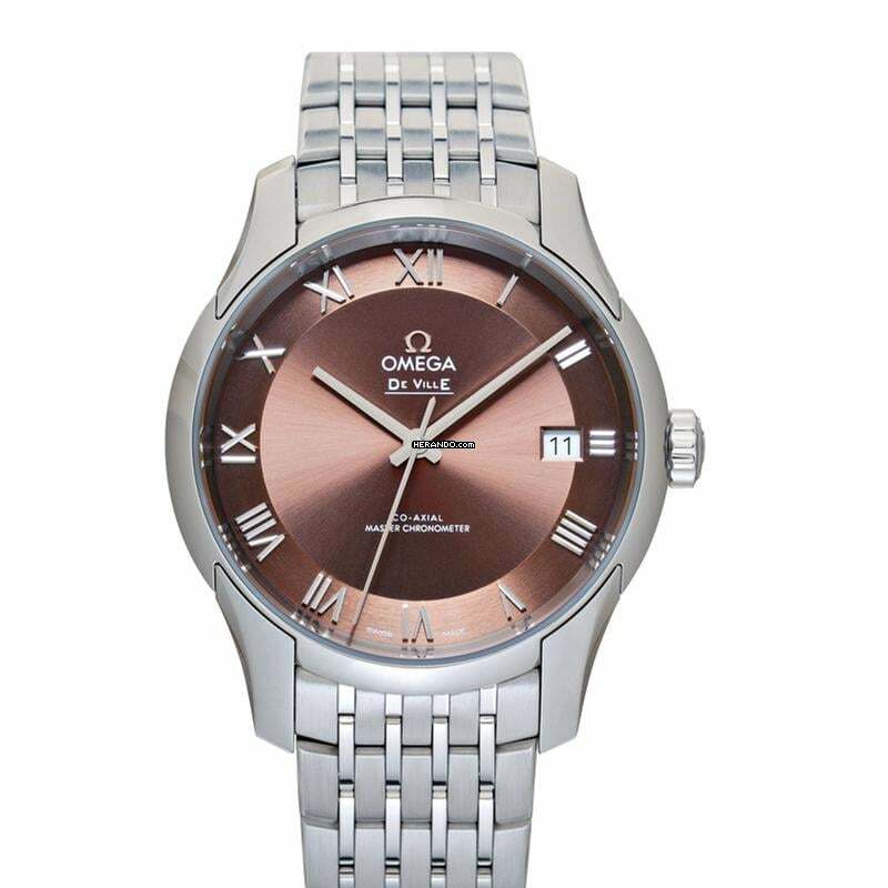 Omega De Ville Hour Vision 433.10.41.21.10.001 - De Ville Automatic Bronze Dial Stainless Steel Men's Watch </h1>