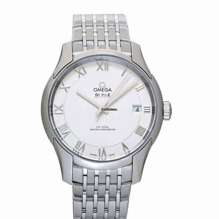  Omega De Ville Hour Vision 433.10.41.21.02.001 - De Ville Automatic White Dial Stainless Steel Men's Watch </h1> 