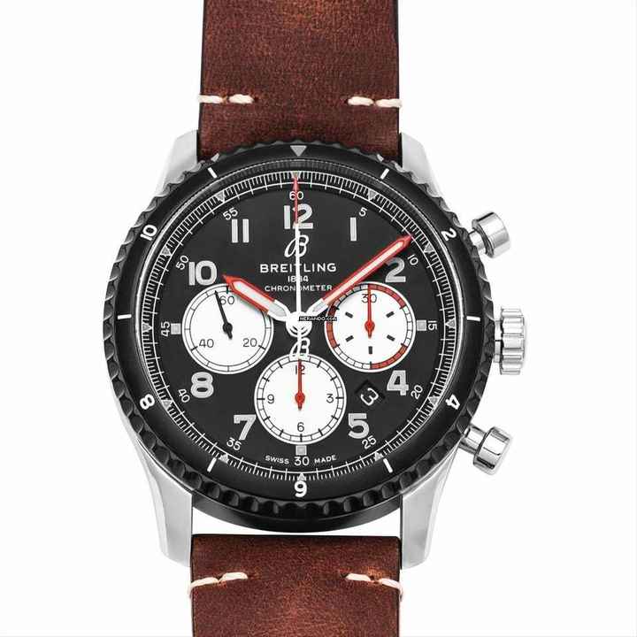  Breitling Aviator 8 AB01194A1B1X1 - Aviator 8 B01 Automatic Black Dial Stainless Steel Men's Watch </h1> 