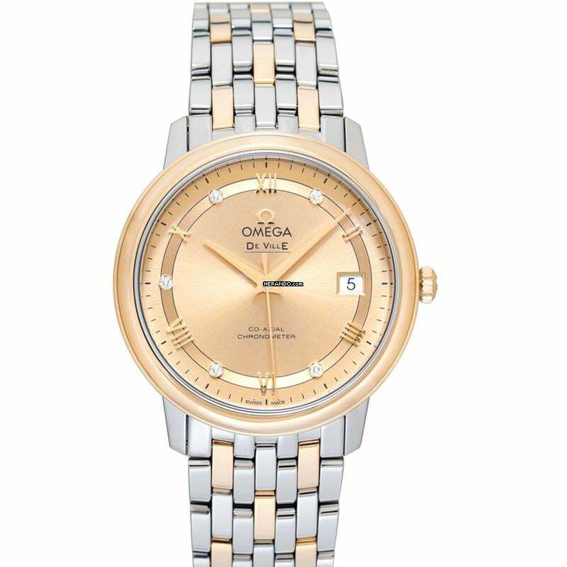 Omega De Ville Prestige 424.20.37.20.58.002 - De Ville Automatic Champagne Dial Stainless Steel Men's Watch </h1>