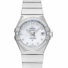 Thumbnail von Omega Constellation Ladies 123.15.27.20.55.001 - Constellation Automatic Mother of pearl Dial Stainless Steel Ladies </h1>