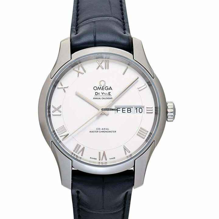  Omega De Ville Hour Vision 433.13.41.22.02.001 - De Ville Automatic Silver Dial Stainless Steel Men's Watch </h1> 