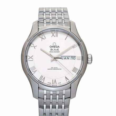  Omega De Ville Hour Vision 433.10.41.22.02.001 - De Ville Automatic White Dial Stainless Steel Men's Watch </h1> 