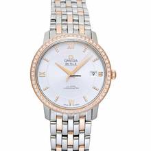 Thumbnail von Omega De Ville Prestige 424.25.37.20.52.001 - De Ville Automatic Silver Dial 18kt Rose Gold Ladies Watch </h1>
