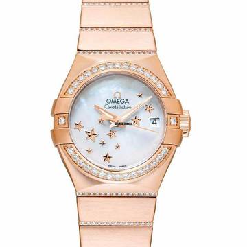  Omega Constellation Ladies 123.55.27.20.05.004 - Constellation Automatic Mother of pearl Dial 18kt Rose Gold Ladies W </h1> 