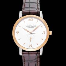 Thumbnail von Montblanc Star Classique 107309 - Star Automatic White Dial Stainless Steel Men's Watch </h1>