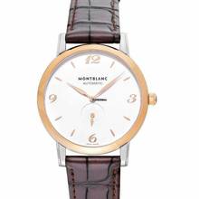 Thumbnail von Montblanc Star Classique 107309 - Star Automatic White Dial Stainless Steel Men's Watch </h1>