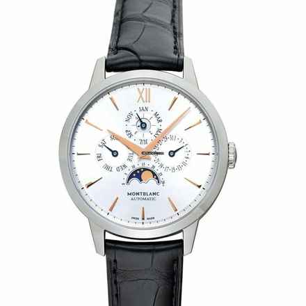  Montblanc Heritage Spirit 110715 - Meisterstuck Heritage Automatic White Dial Stainless Steel Unisex Watch </h1> 