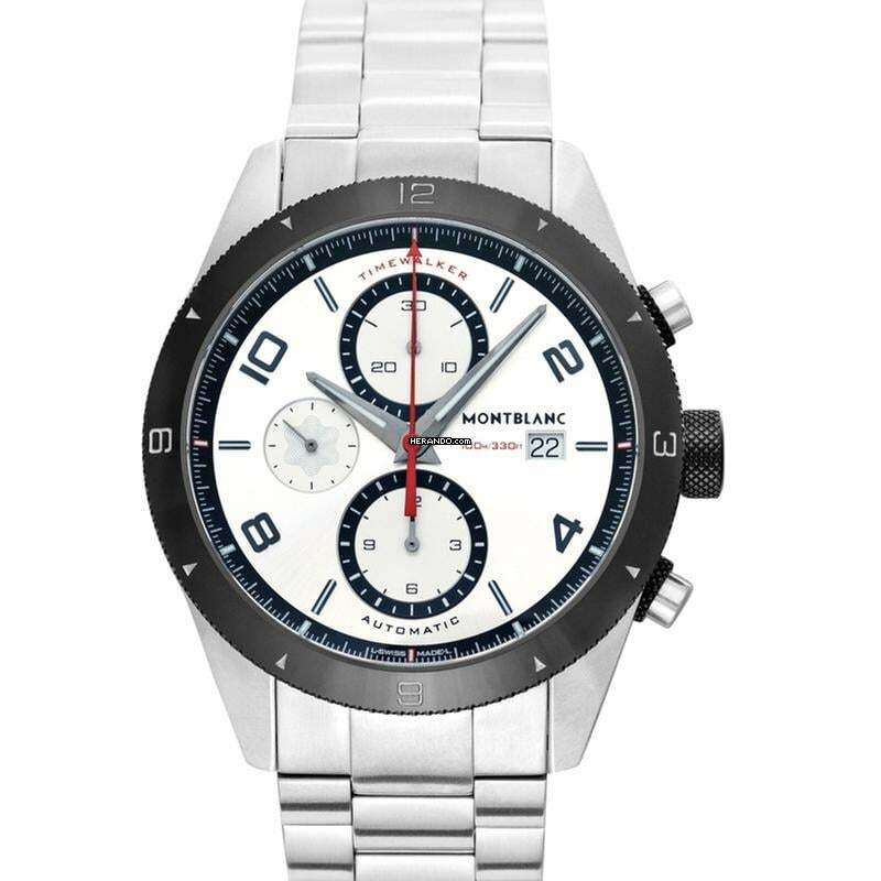  Montblanc Timewalker 116099 - TimeWalker Automatic Silver Dial Stainless Steel Men's Watch </h1> 