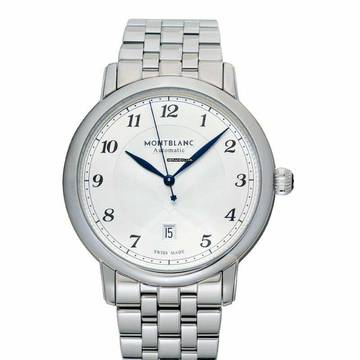  Montblanc Star 117324 - Star Legacy Automatic White Dial Stainless Steel Men's Watch </h1> 