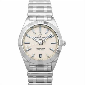  Breitling Chronomat A77310101A2A1 - Chronomat 32 Quartz White Dial Stainless Steel Ladies Watch </h1> 