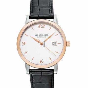  Montblanc Star Classique 112145 - Star Classique Automatic Silver Dial Stainless Steel Men's Watch </h1> 