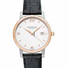 Thumbnail von Montblanc Star Classique 112145 - Star Classique Automatic Silver Dial Stainless Steel Men's Watch </h1>
