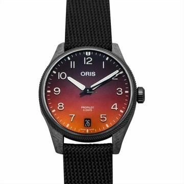  Oris Big Crown ProPilot 01 400 7784 8786-set - Big Crown Propilot Automatic Orange Dial Titanium Men's Watch </h1> 