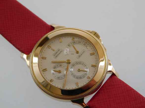  Corum Reserve De Marche 18k Gelb Gold Automatik 35 mm im Top Zustand </h1> 