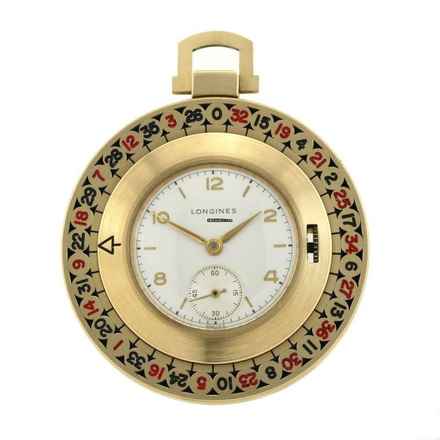  Longines Roulet Pocket Watch solid gold Bj.1940 </h1> 