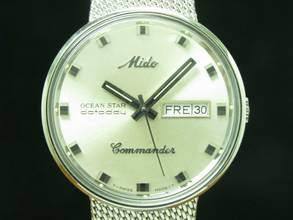 Thumbnail von Mido Ocean Star Datoday Edelstahl Automatic Chronometer Herrenuhr / Ref 636-8429 </h1>