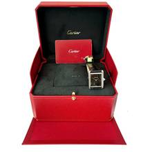 Thumbnail von Cartier Tank Must Black Cartier LM Edelstahl </h1>