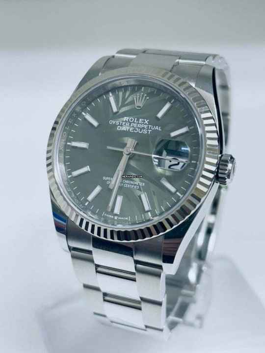  Rolex Datejust 36 Palms / Palme / Olive - 05/2022 