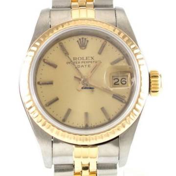  Rolex Lady-Datejust Date Lady gebraucht Edelstahl/Gold Automatik Ref. 69173 </h1> 