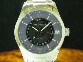 Thumbnail von Longines Conquest Classic Gmt Edelstahl Automatic Herrenuhr / Ref L2.799.4.56.6 </h1>