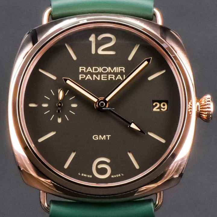  Panerai Radiomir 3 Days GMT Rosegold - EXTRA STRAP 