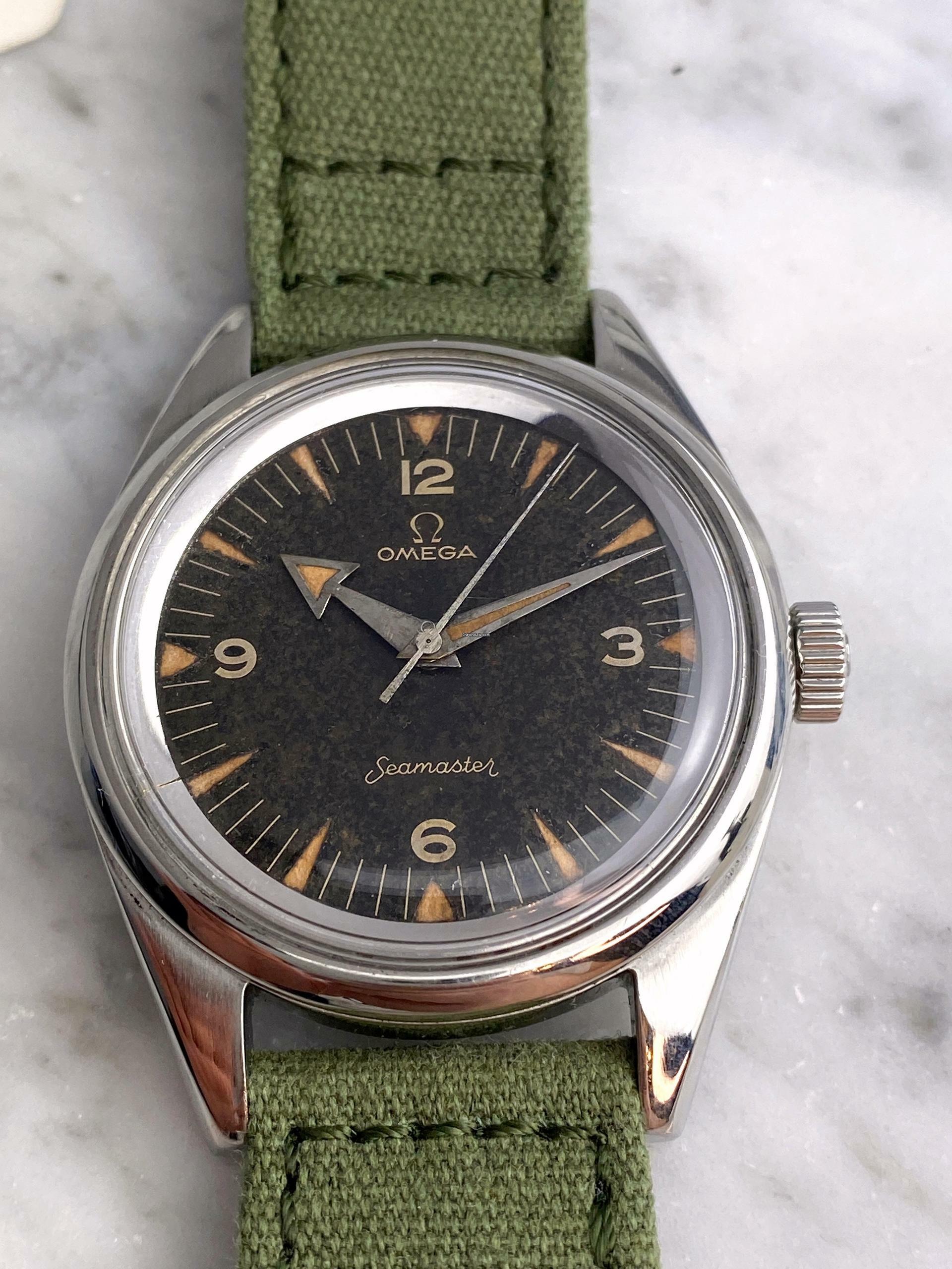 Thumbnail von Omega Seamaster Railmaster Broad Arrow Seamaster Railmaster 2914 Vintage PAF Pakistani Air Force Chocolate Dial EXTRACT Investment Grade 2914