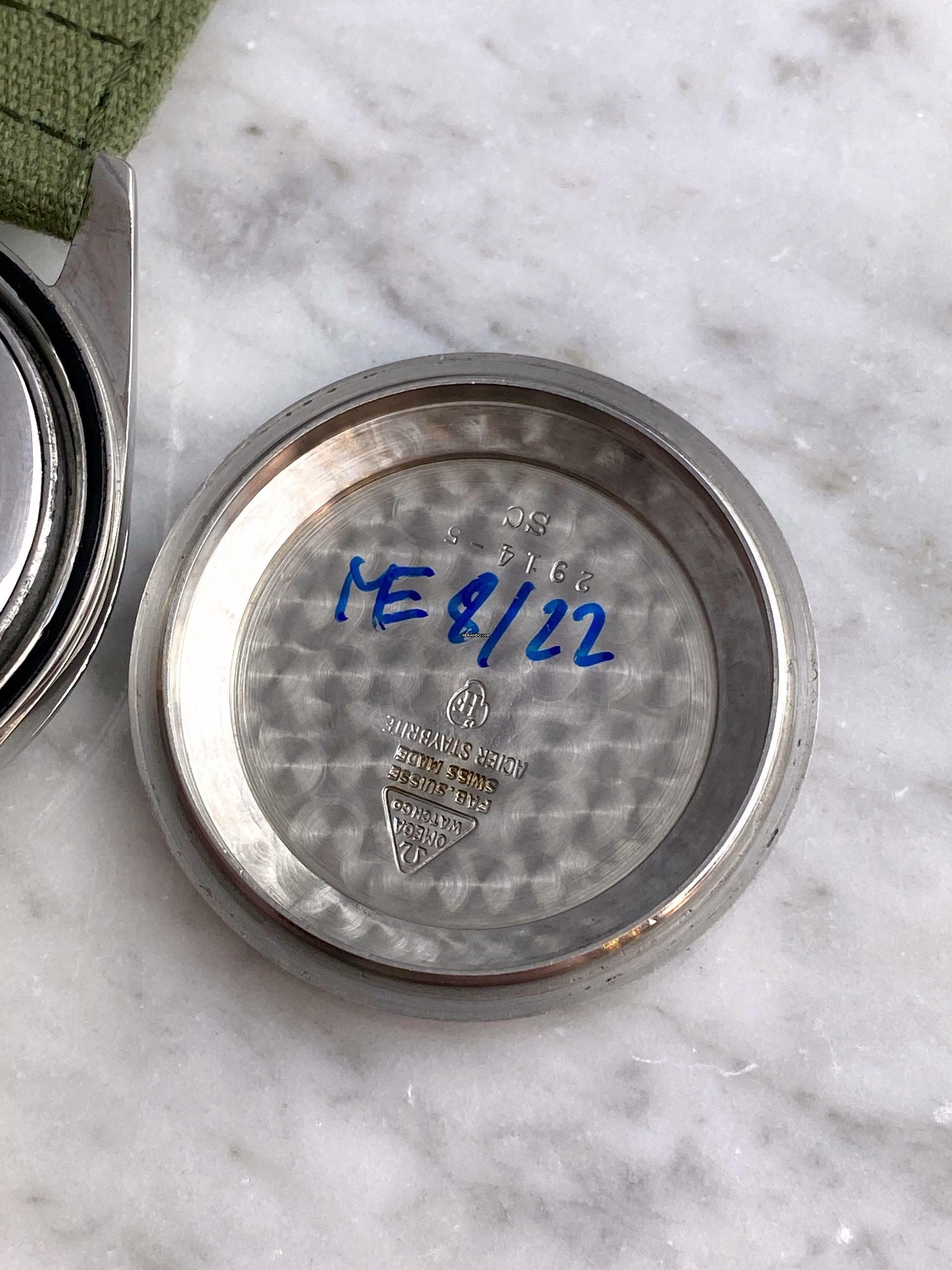 Thumbnail von Omega Seamaster Railmaster Broad Arrow Seamaster Railmaster 2914 Vintage PAF Pakistani Air Force Chocolate Dial EXTRACT Investment Grade 2914