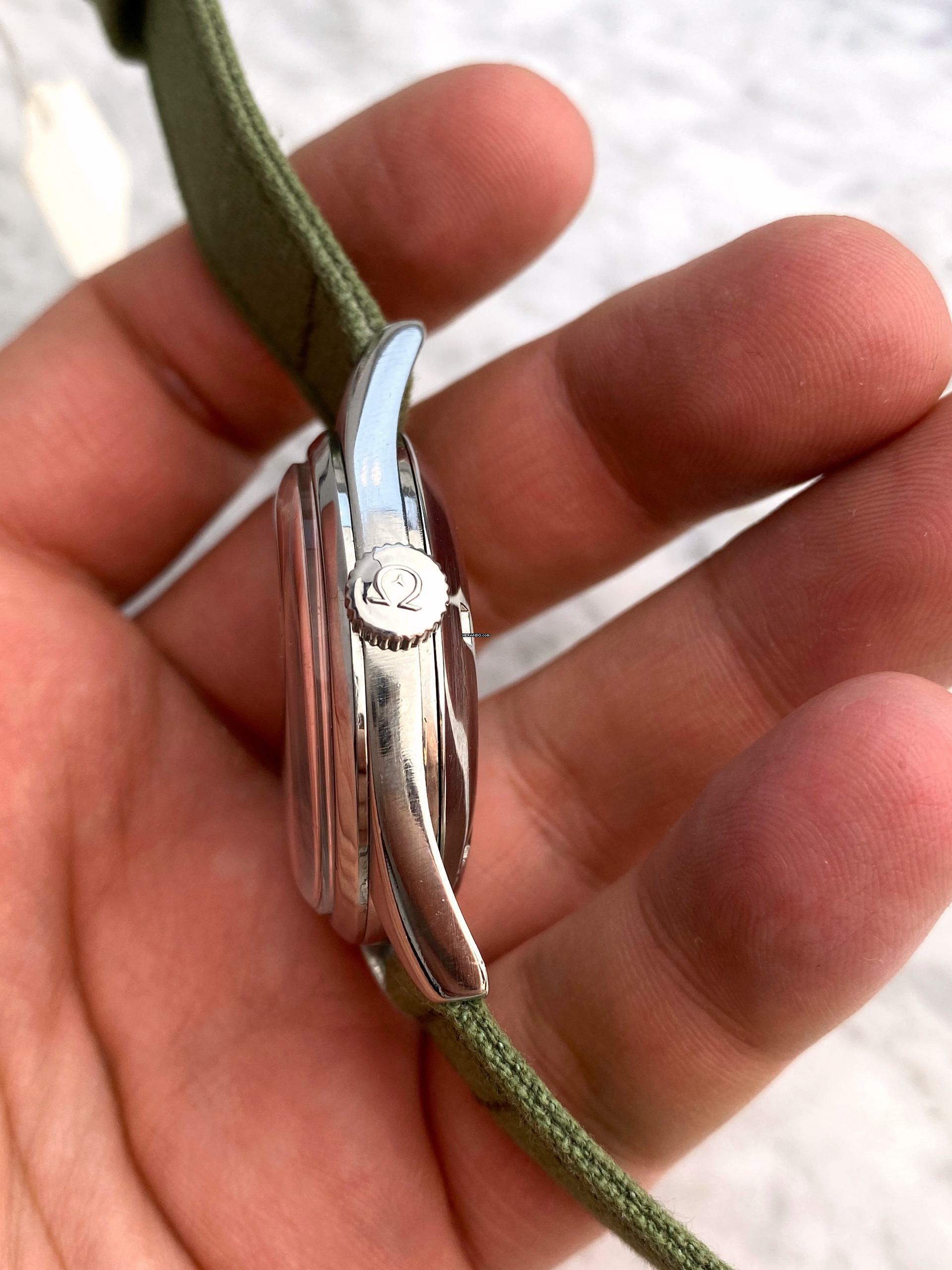 Thumbnail von Omega Seamaster Railmaster Broad Arrow Seamaster Railmaster 2914 Vintage PAF Pakistani Air Force Chocolate Dial EXTRACT Investment Grade 2914