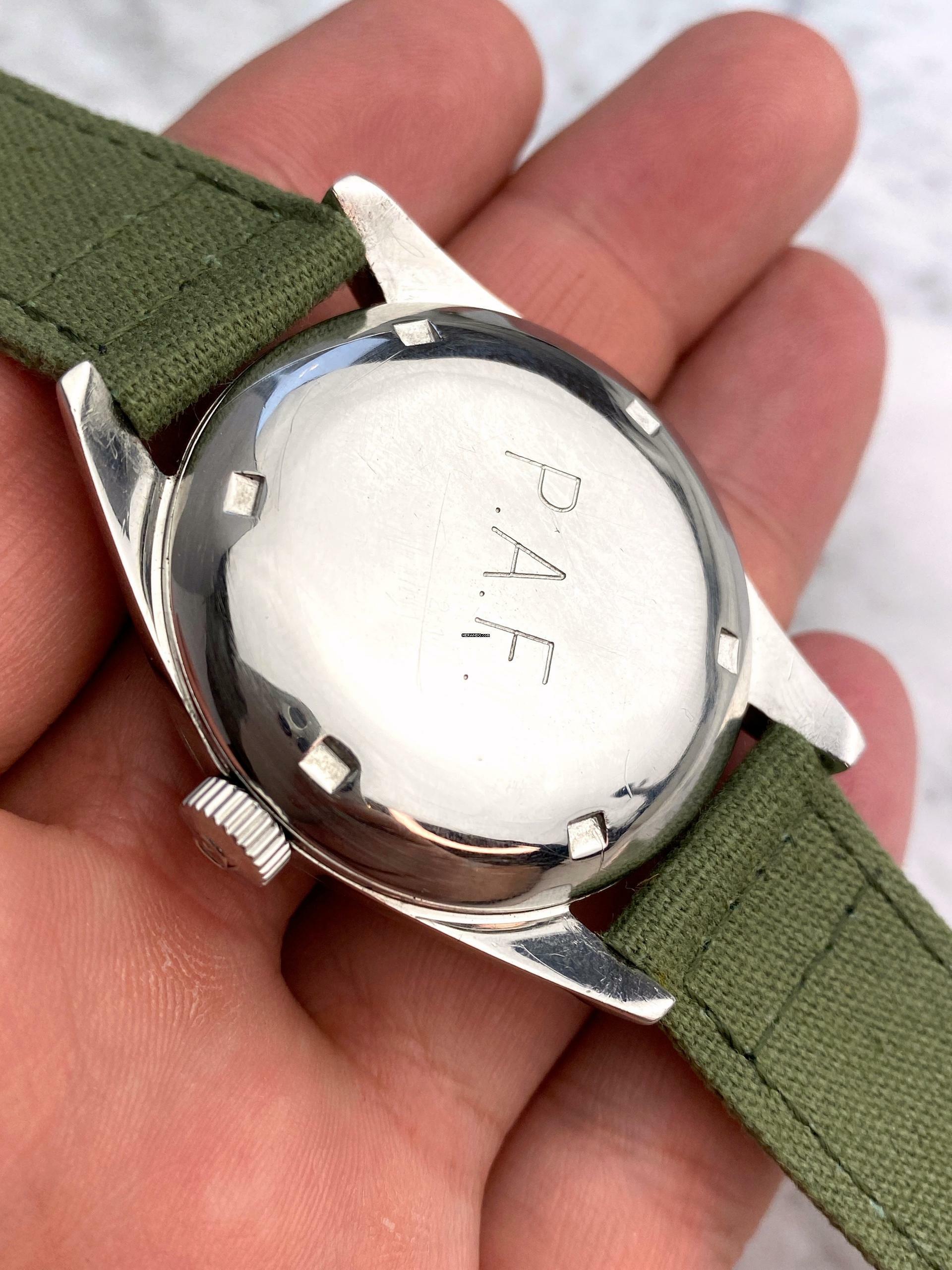 Thumbnail von Omega Seamaster Railmaster Broad Arrow Seamaster Railmaster 2914 Vintage PAF Pakistani Air Force Chocolate Dial EXTRACT Investment Grade 2914