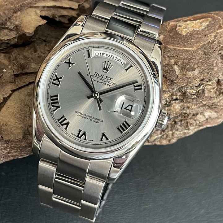  Rolex Day-Date 36 Weißgold Ref. 118209 </h1> 