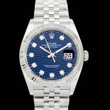 Thumbnail von Rolex Datejust 36 126234-0057 - Datejust Automatic Blue Dial 18kt White Gold Unisex Watch </h1>