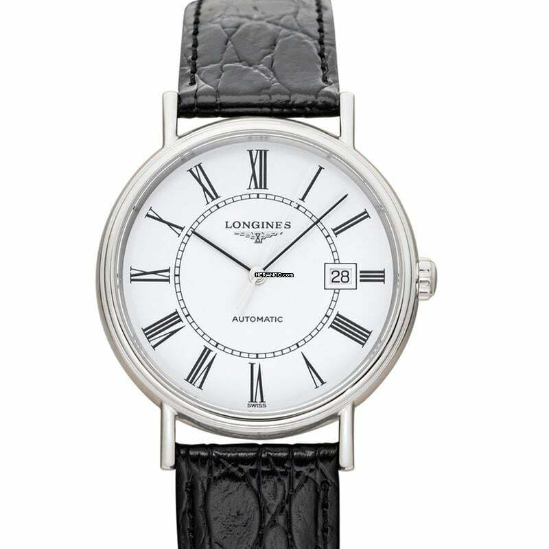  Longines Présence L49214112 - Presence Automatic White Dial Men's Watch </h1> 