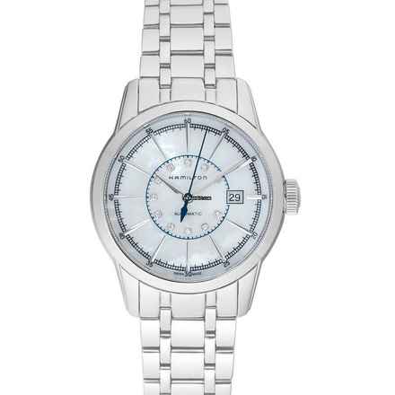  Hamilton Railroad H40405191 - Railroad White Mother of Pearl Dial Stainless Steel Ladies Watch </h1> 