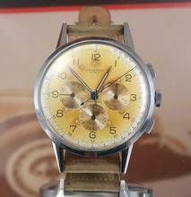 Thumbnail von Universal Genève Compax Oversize 46mm Compax Chronograph with amazing patina mint rare vintage Pilot