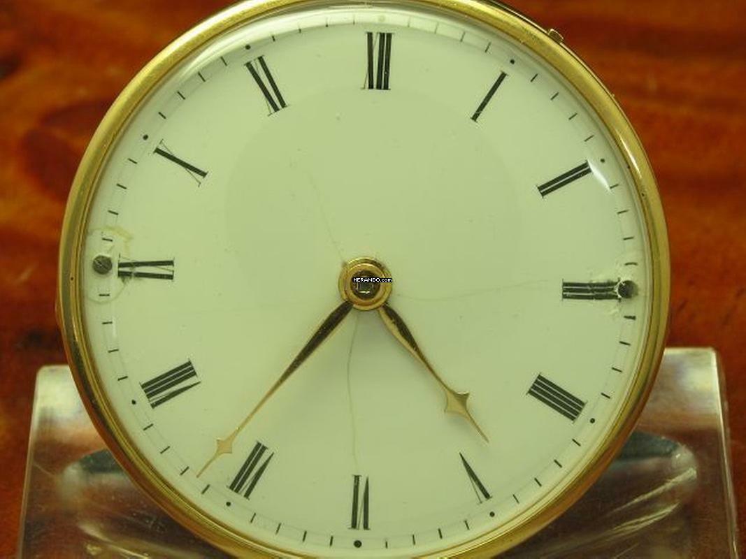 Thumbnail von 18kt 750 Gold Open Face Taschenuhr Viertel-repetition </h1>