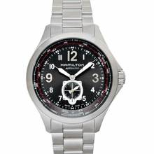 Thumbnail von Hamilton Khaki Aviation H76655133 - Khaki Aviation Automatic Black Dial Stainless Steel Men's Watch </h1>