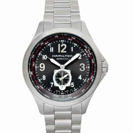  Hamilton Khaki Aviation H76655133 - Khaki Aviation Automatic Black Dial Stainless Steel Men's Watch </h1> 
