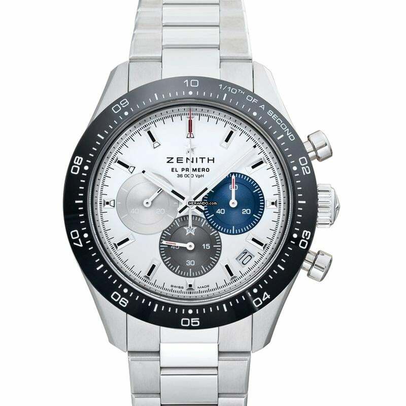  Zenith Chronomaster Sport 03.3100.3600/69.M3100 - Chronomaster Automatic White Dial Stainless Steel Men's Watch </h1> 