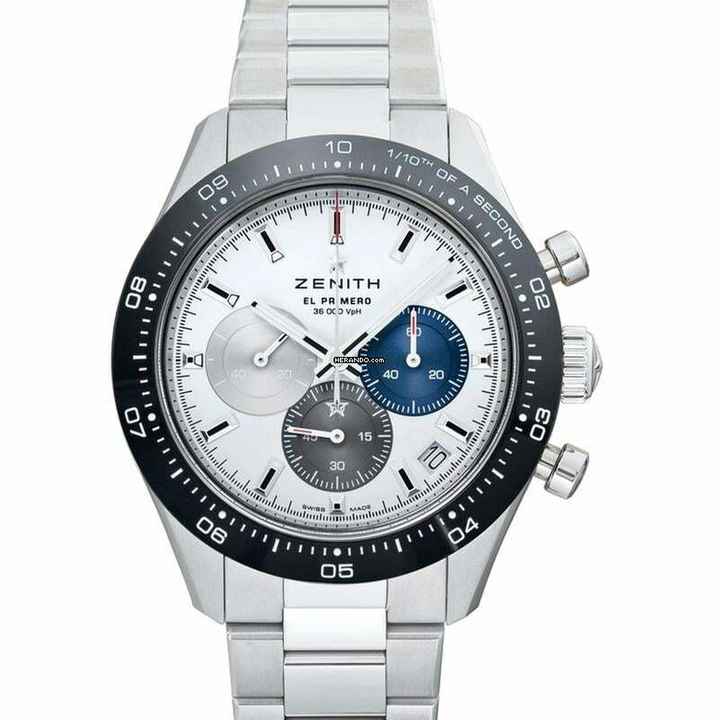  Zenith Chronomaster Sport 03.3100.3600/69.M3100 - Chronomaster Automatic White Dial Stainless Steel Men's Watch </h1> 