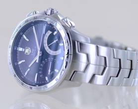 Thumbnail von TAG Heuer Link Quarz Calibre S Chronograph Regatta Countdown 1/10 Black Dial B+P </h1>