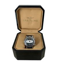 Thumbnail von Breitling Chrono-Matic 2110 automatic Panda black dial 1970's </h1>